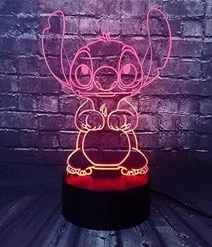 Lámpara Lilo y Stitch