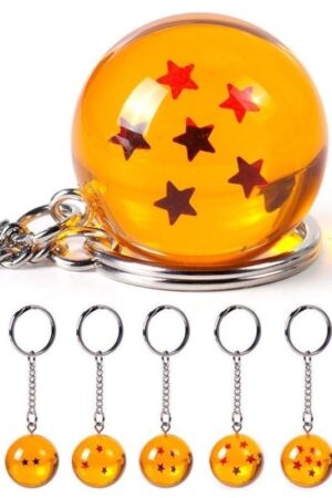 PACK 7 LLAVEROS BOLAS DE DRAGON BALL
