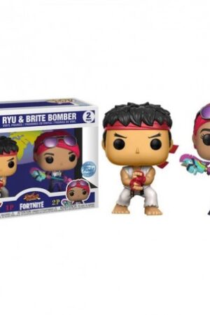 FUNKO POP RYU & BRITE BOMBER STREET FIGHTER FORNITE