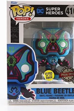 FUNKO POP BLUE BEETLE GLOWS ON THE DARK ESPECIAL EDITION