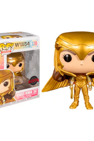 FUNKO POP! WONDER WOMAN 1984 - ARMADURA DORADA EXCLUSIVO