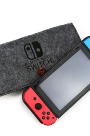 FUNDA TELA NINTENDO SWITCH GRIS OSCURO