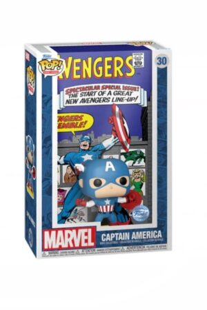FUNKO POP COMIC COVER MARVEL CAPTAIN AMERICA