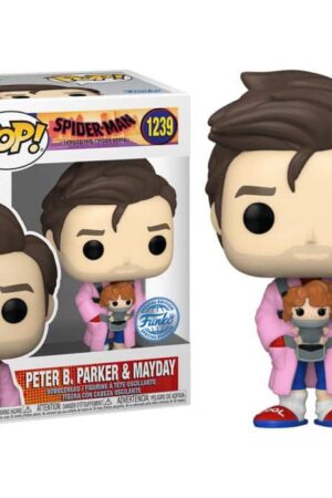 FUNKO POP PETER B. PARKER & MAYDAY EXCLUSIVO FUNKO POP MARVEL SPIDERVERSE
