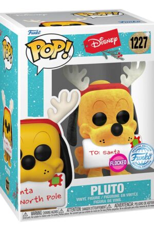 FUNKO POP PLUTO FLOCKED DISNEY