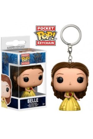 LLAVERO KEYCHAIN POP BELLA CON VESTIDO AMARILLO