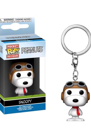 LLAVERO  KEYCHAIN POP SNOOPY AVIADOR PEANUTS