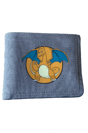 CARTERA CHARIZARD GRIS