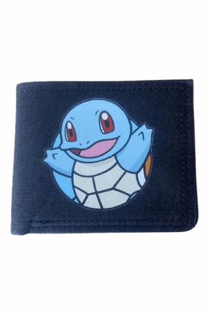 CARTERA POKEMON SQUIRTLE NEGRA