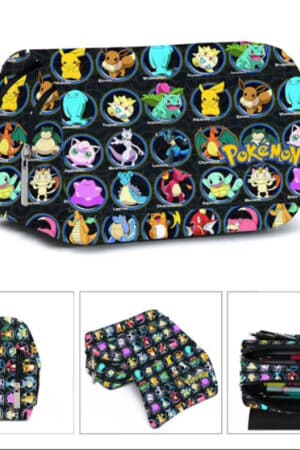 ESTUCHE ESCOLAR DOBLE COMPARTIMIENTO POKEMON
