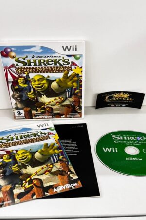 VIDEOJUEGO NINTENDO WII SHREK`S CRAZY PARTY GAMES