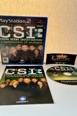 VIDEOJUEGO PLAYSTATION 2 CSI LAS TRES DIMENSIONES DEL ASESINATO