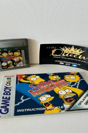 VIDEOJUEGO GAMEBOY COLOR THE SIMPSONS NIGHT OF THE LIVING TREEHOUSE OF HORROR