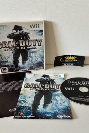 VIDEOJUEGO NINTENDO WII CALL OF DUTTY WORLD AT WAR