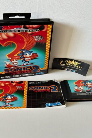 VIDEOJUEGO SEGA MEGADRIVE SONIC 2 THE HEDGEHOG