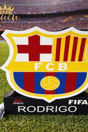IMPRESION 3D LAMPARA CLUB DE FUTBOL FC BARCELONA PERSONALIZADA