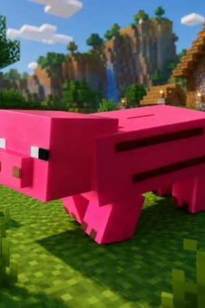 IMPRESION 3D HUCHA MINERCRAFT CERDITO
