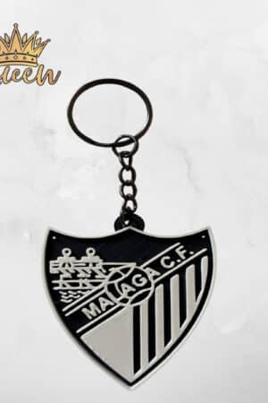 LLAVERO IMPRESION 3D CLUB DE FUTBOL CF MALAGA
