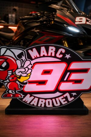 IMPRESION 3D LAMPARA MARC MARQUEZ CON VARIOS COLORES