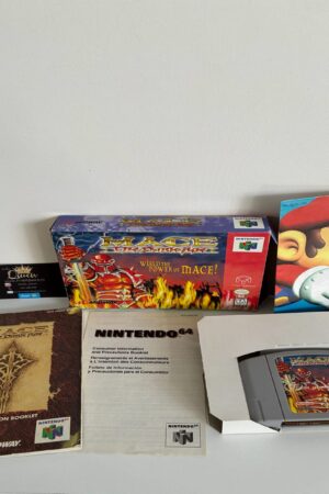 VIEOJUEGO NINTENDO 64 MACE CON CAJA COMPLETO