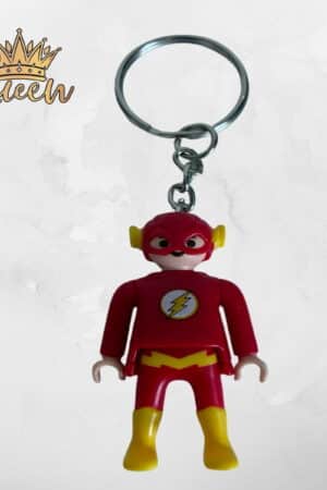 LLAVERO MINI PLAYMOBIL KINDER THE FLASH