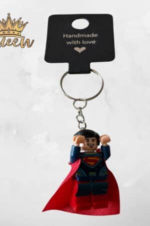 LLAVERO ESTILO LEGO SUPERMAN