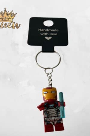 LLAVERO ESTILO LEGO IRON MAN 2