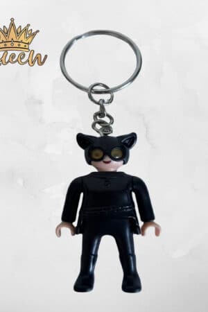 LLAVERO MINI PLAYMOBIL CATWOMAN KINDER