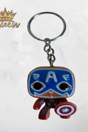LLAVERO MINI FUNKO POP CAPITAN AMERICA ADVIENTO HOLIDAY
