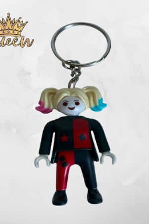 LLAVERO MINI PLAYMOBIL KINDER HARLEY QUINN