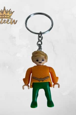 LLAVERO MINI PLAYMOBIL KINDER AQUAMAN
