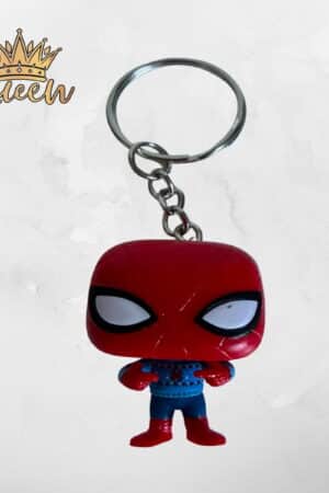 LLAVERO MINI FUNKO POP SPIDER-MAN ADVIENTO NAVIDAD