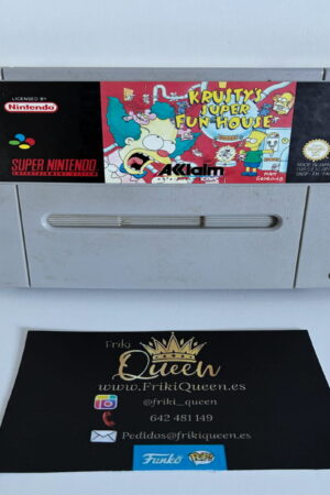 VIDEOJUEGO SUPER NINTENDO KRUSTY SUPER FAN HOUSE