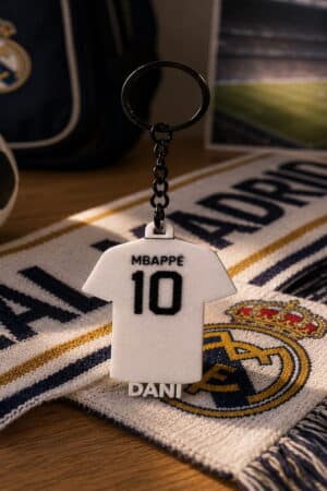 IMPRESION 3D LLAVERO CUELGA MOCHILA CAMISETA MBAPPE PERSONALIZABLE