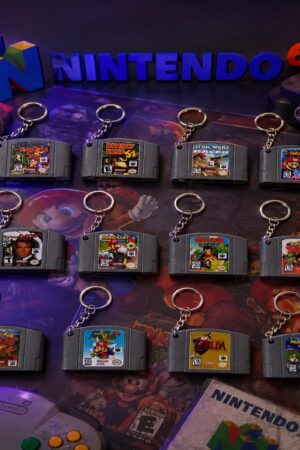 IMPRESION 3D LLAVERO CARTUCHOS NINTENDO 64