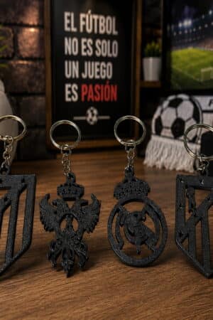 IMPRESION 3D LLAVEROS UNICOLOR FUTBOL