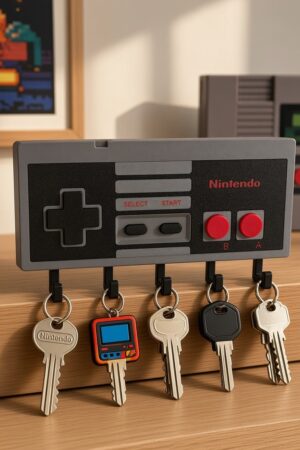 IMPRESION 3D SOPORTE LLAVES ESTILO MANDO SUPER NINTENDO NES